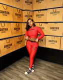 Red Legging Set